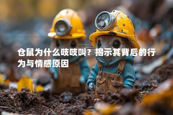 仓鼠为什么吱吱叫？揭示其背后的行为与情感原因