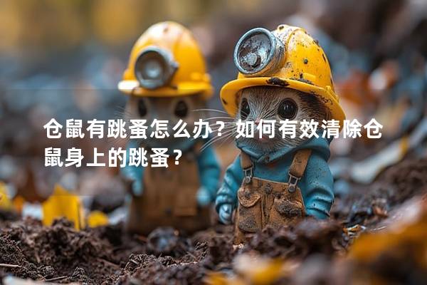 仓鼠有跳蚤怎么办？如何有效清除仓鼠身上的跳蚤？